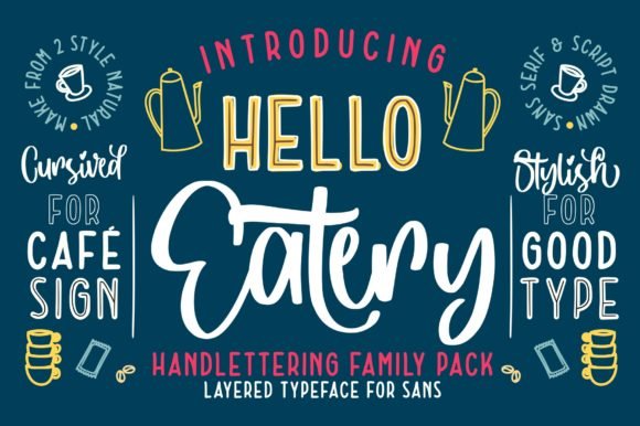 Hello Eatery Font - Featured Image