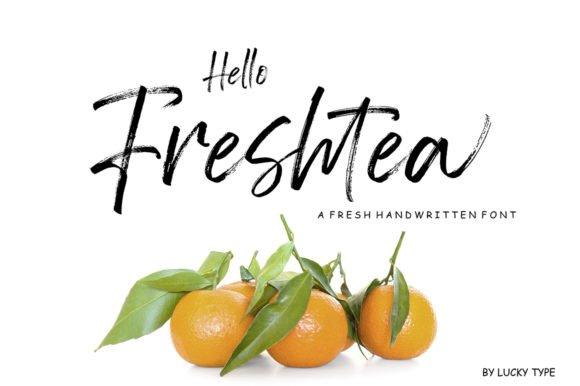 Hello Freshtea Font - Featured Image