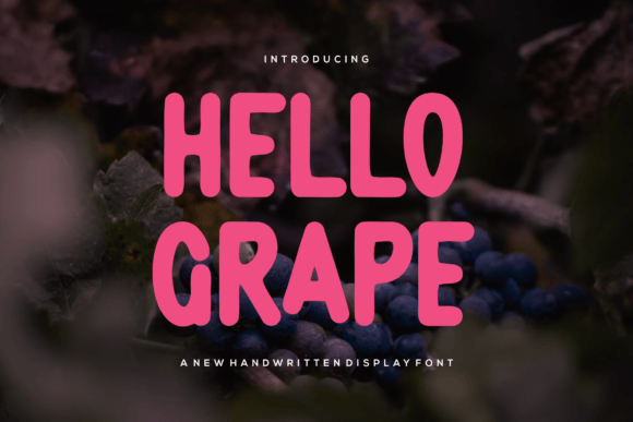 Hello Grape Font - Featured Image