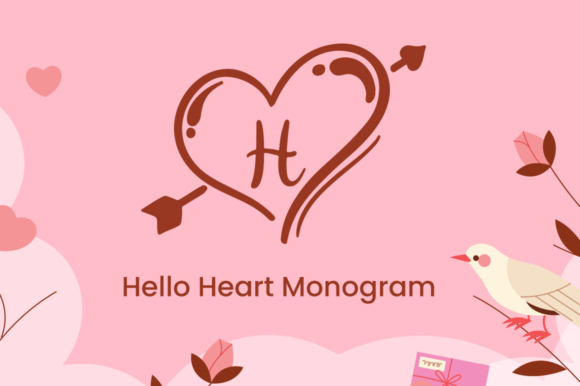 Hello Heart Monogram Font Download for Desktop