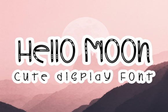Hello Moon Font - Featured Image