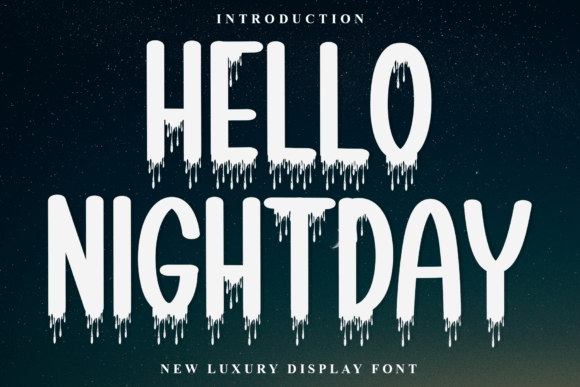 Hello Nightday Font - Featured Image