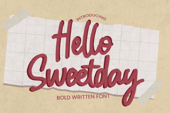 Hello Sweetday Font Download for Desktop