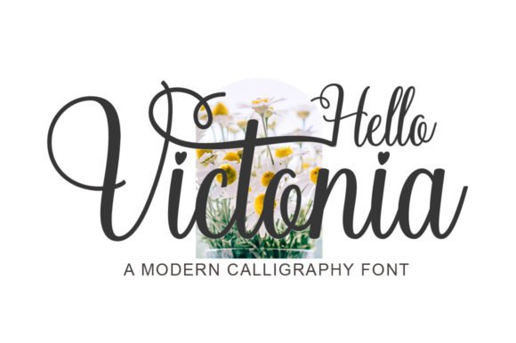Hello Victonia Font Download for Desktop