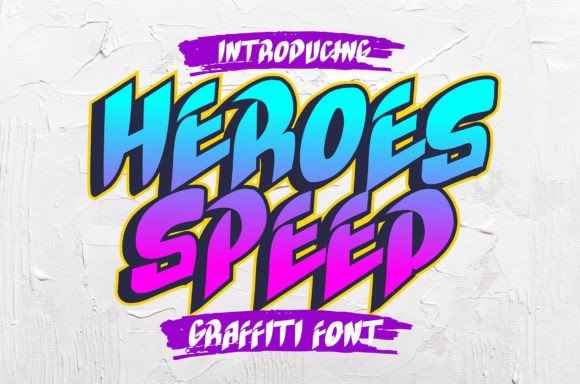 Heroes Speed Font Download for Desktop