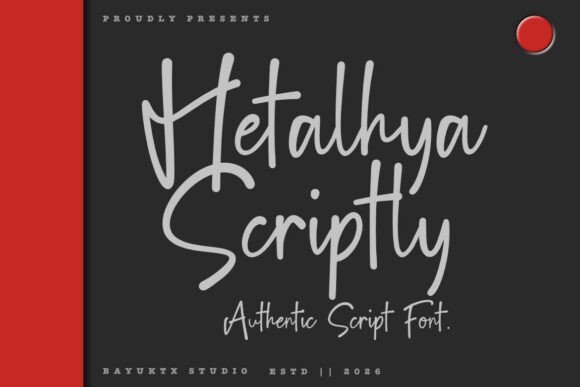 Hetalhya Scriptly Font - Featured Image