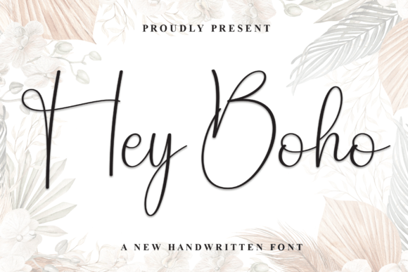 Hey Boho Font - Featured Image
