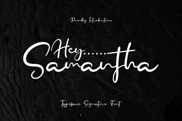 Hey Samantha Font - Featured Image