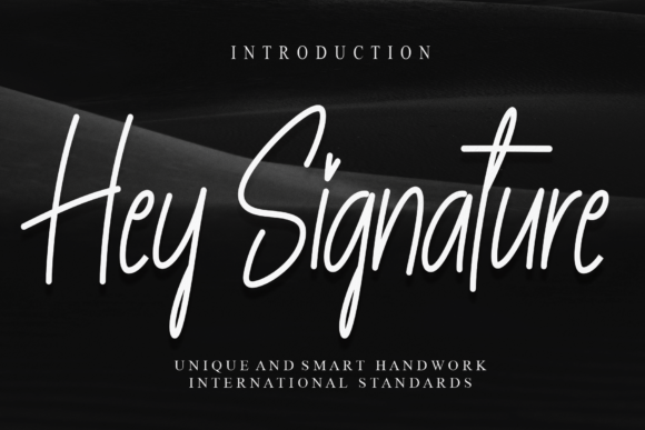 Hey Signature Font Download for Desktop