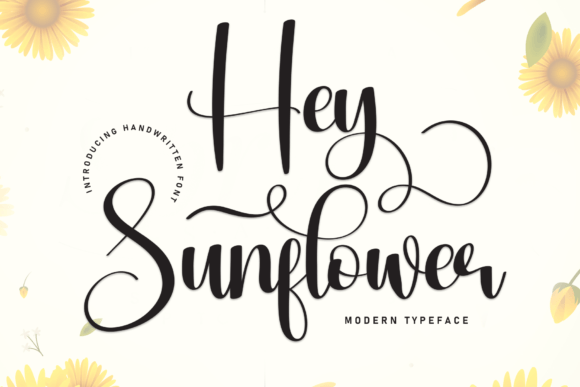 Hey Sunflower Font - Featured Image