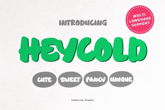 Heycold Font - Featured Image