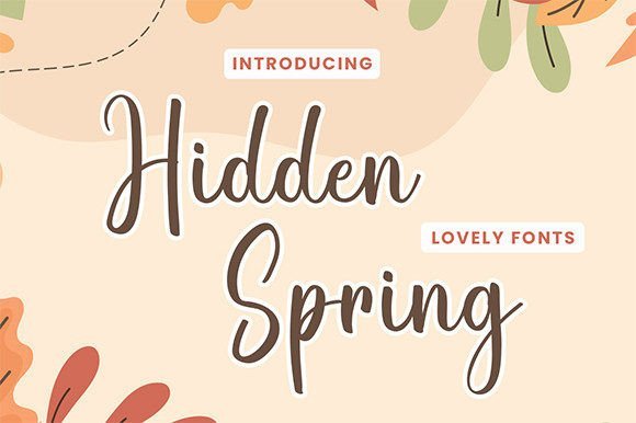 Hidden Spring Font Download for Desktop