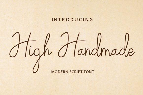 High Handmade Font - Featured Image