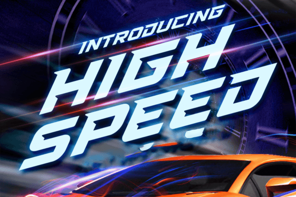 High Speed Font - Featured Image