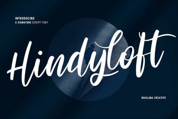 Hindyloft Signature Script Font - Featured Image