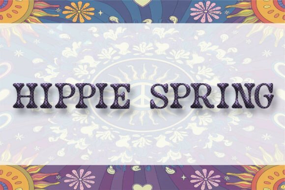 Hippie Spring Font - Featured Image
