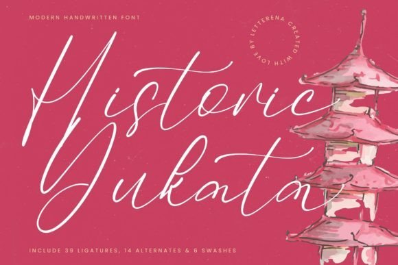 Historic Yukata Font - Featured Image