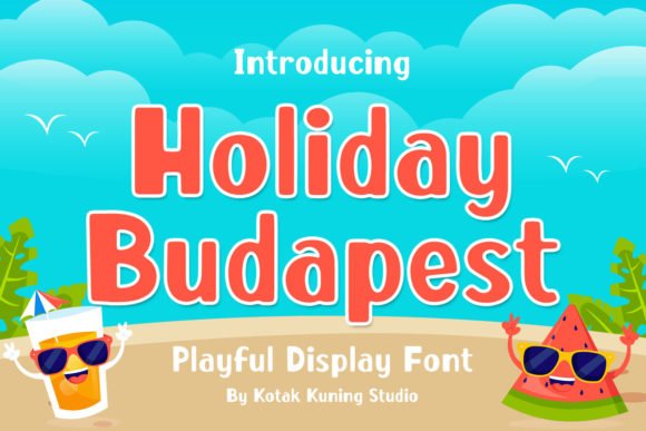 Holiday Budapest Font - Featured Image