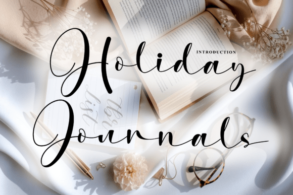 Holiday Journals Font Download for Desktop