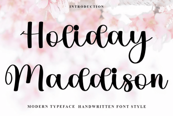 Holiday Maddison Font Download for Desktop