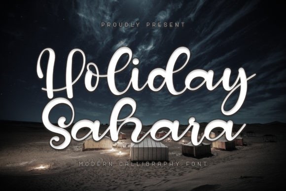 Holiday Sahara Font - Featured Image