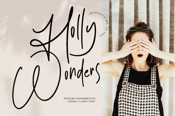 Holly Wonders Font - Featured Image