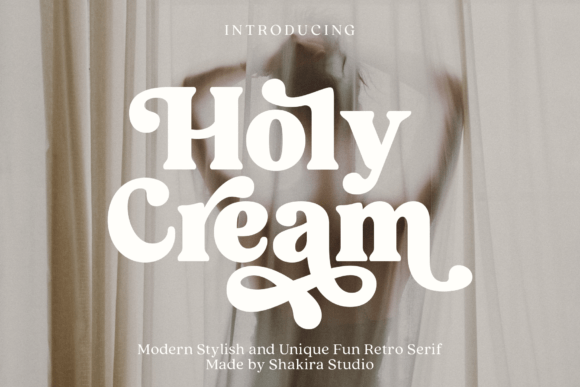 Holy Cream Font - Featured Image
