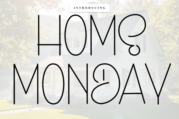 Home Monday Font - Featured Image