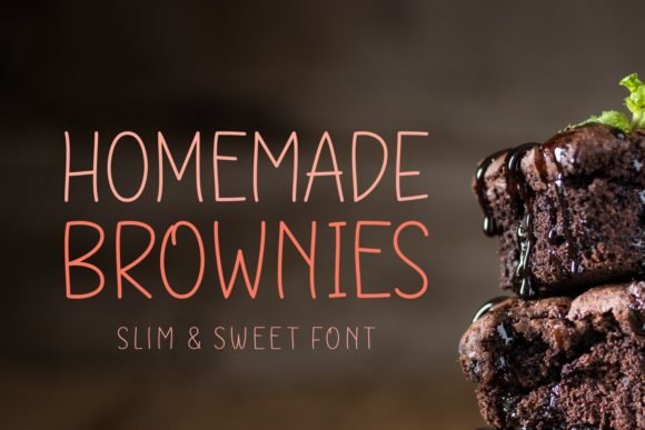 Homemade Brownies Font - Featured Image