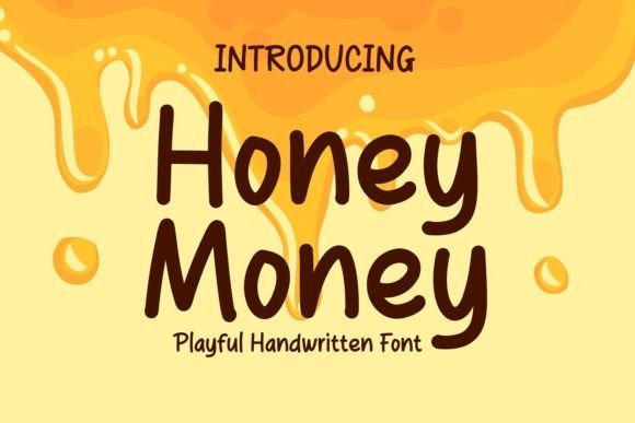 Honey Money Font - Featured Image