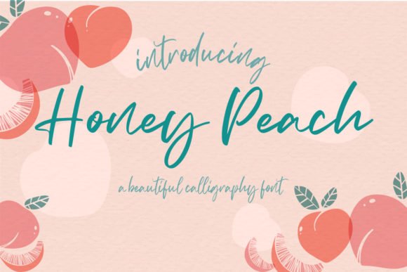Honey Peach Font - Featured Image