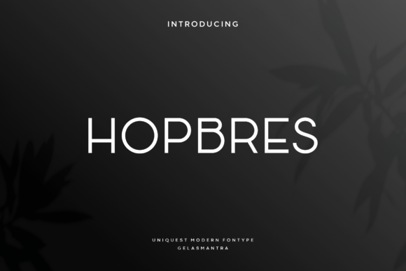 Hopbres Font - Featured Image