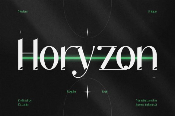 Horyzon Font - Featured Image