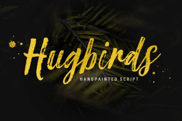 Hugbirds Font - Featured Image