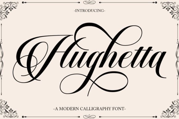Hughetta Font - Featured Image