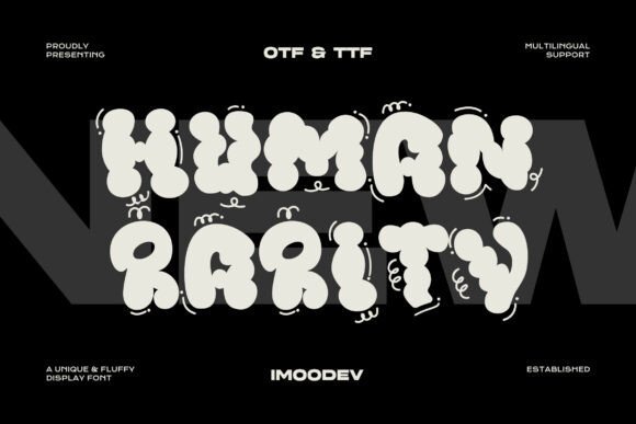 Human Rarity Font - Featured Image