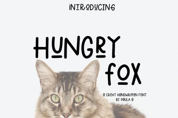 Hungry Fox Font - Featured Image