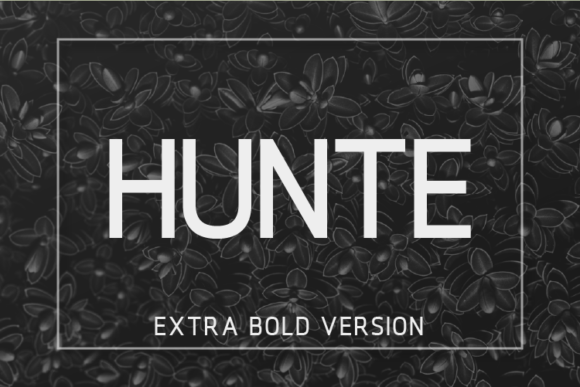 Hunte Extra Bold Font - Featured Image