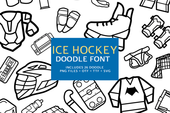 Ice Hockey Doodle Font Download for Desktop