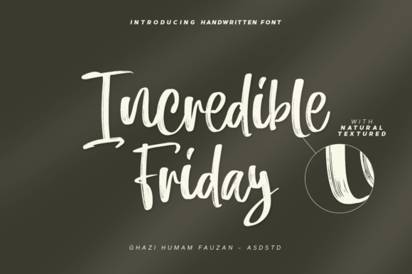 Incredible Friday Font - Featured Image