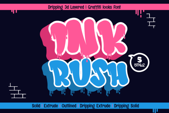 Ink Rush Font - Featured Image