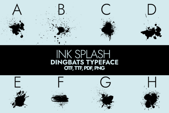 Ink Splash Font - Featured Image