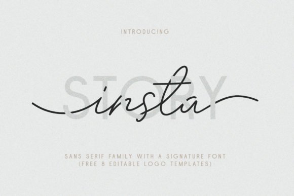Insta Story Duo Font - Featured Image