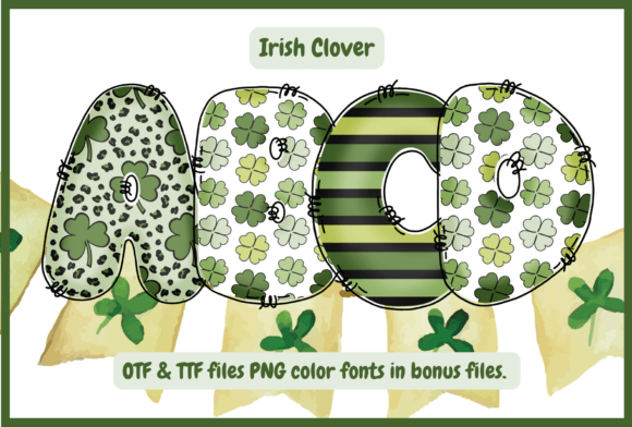 Irish Clover Font - Featured Image