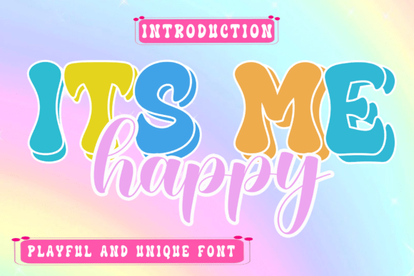Its Me Happy Font - Featured Image
