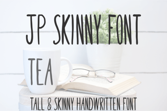 JP Skinny Tea Font - Featured Image