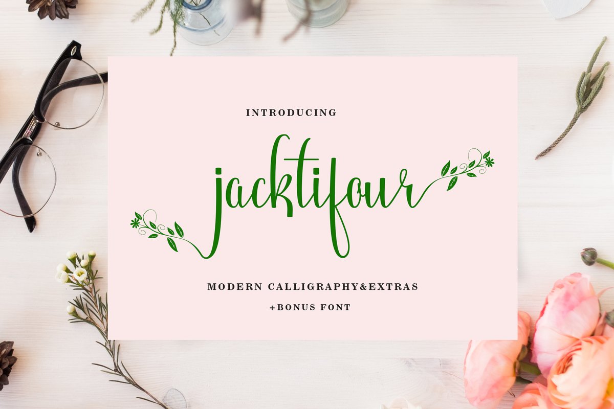 Jacktifour Font - Featured Image