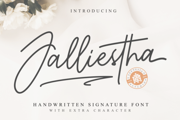 Jalliestha Font Font - Featured Image