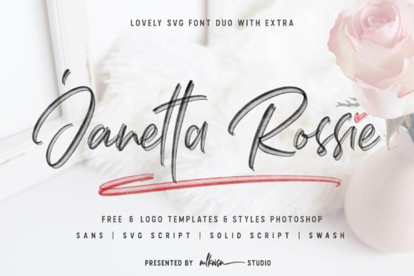 Janetta Rossie Duo Font - Featured Image