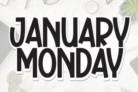 January Monday Font - Featured Image